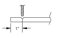 drill 3/8 tube
